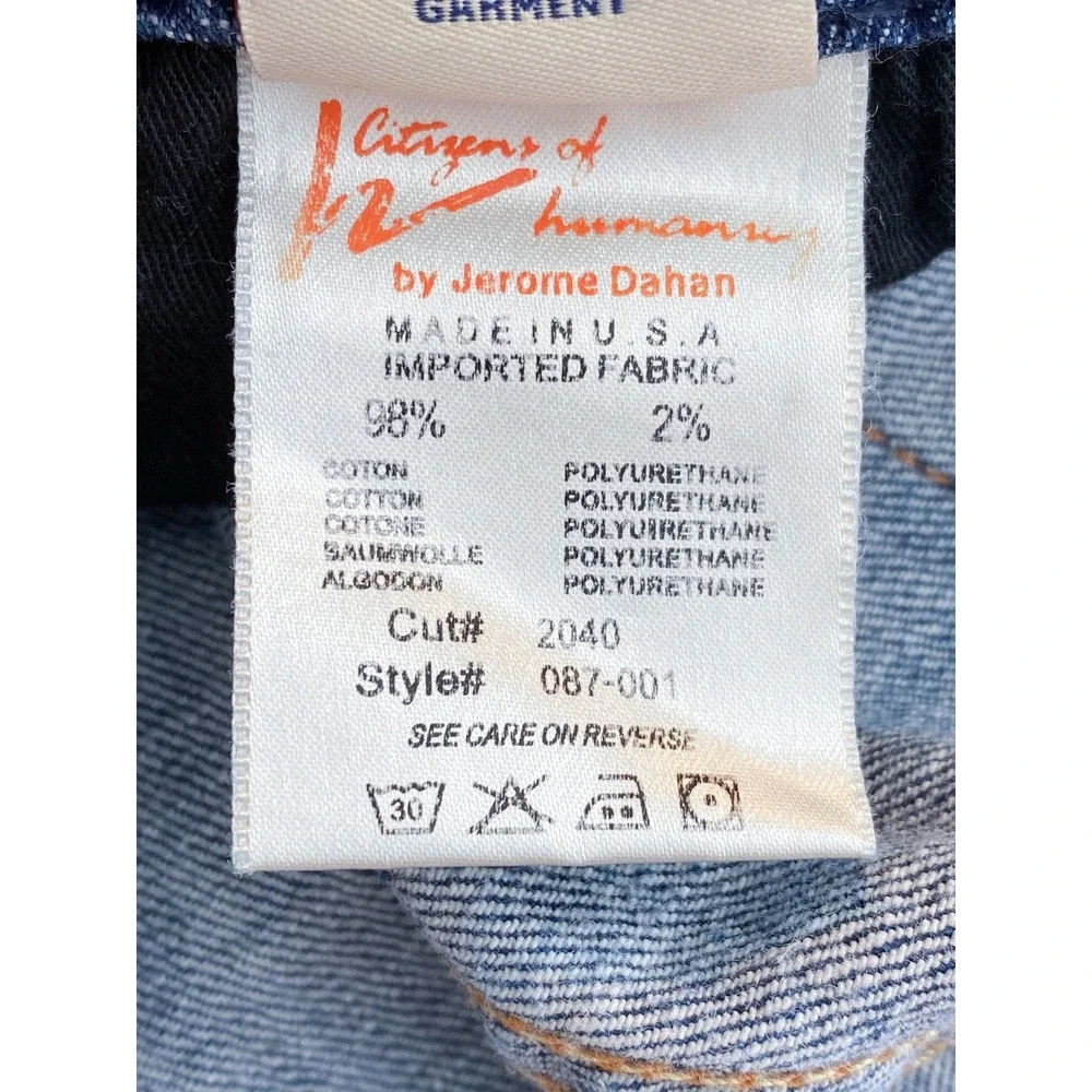 Citizens‎ of Humanity Women Danaway Jeans 31 Blue Low Rise Full Leg Flare Y2K
